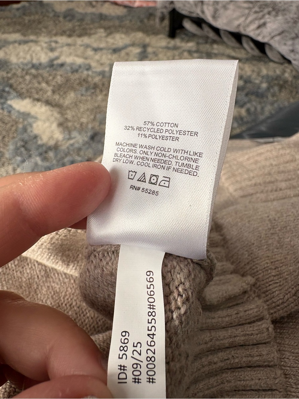 Express XS Sweater in Taupe - Picture 8 of 8